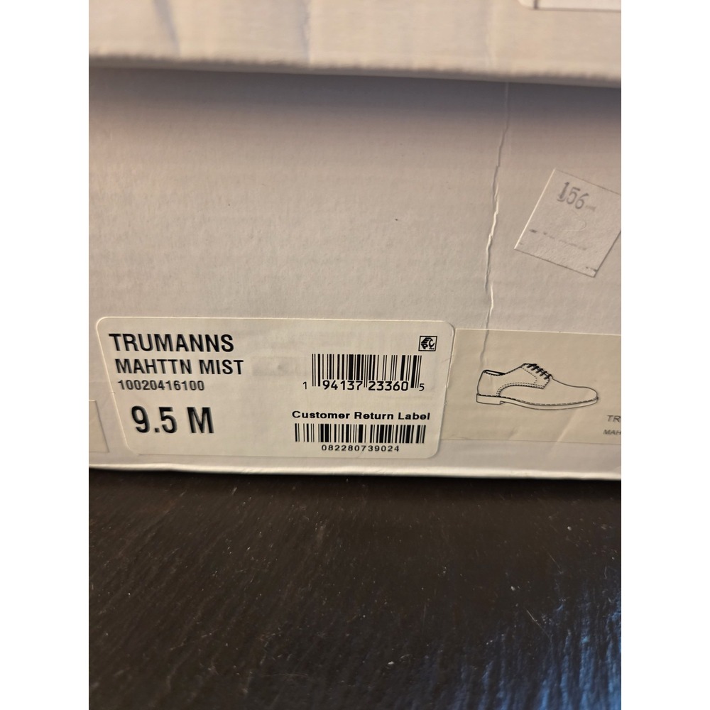 Bar III Men's Trumanns Suede Derby Shoes Manhattan Mist Blue Size 9.5M NEW! $100 - Picture 9 of 12